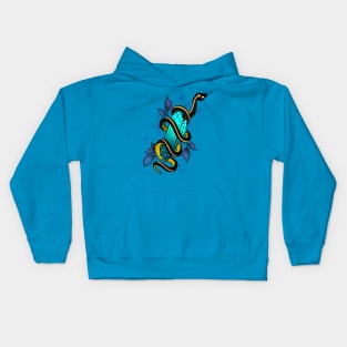 Snake with Crystals Kids Hoodie